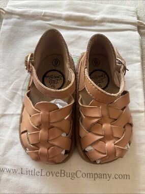 Little Love Bug Ella Tan Sandals